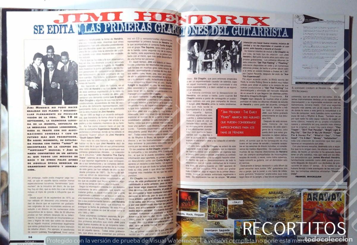 M&uacute;sica de colecci&oacute;n: JIMI HENDRIX JIMMY 1996 - Foto 1