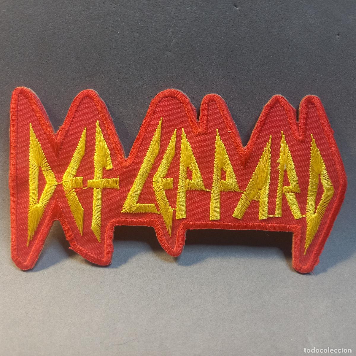 M&uacute;sica de colecci&oacute;n: Antiguo parche bordado. DEF LEPPARD. - Foto 1