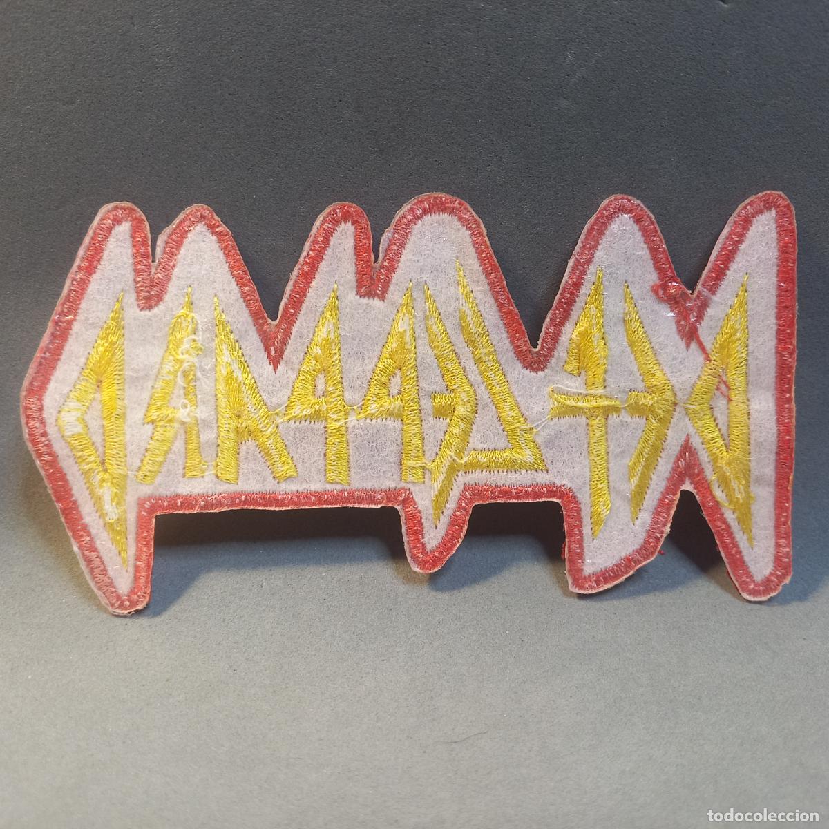 M&uacute;sica de colecci&oacute;n: Antiguo parche bordado. DEF LEPPARD. - Foto 2