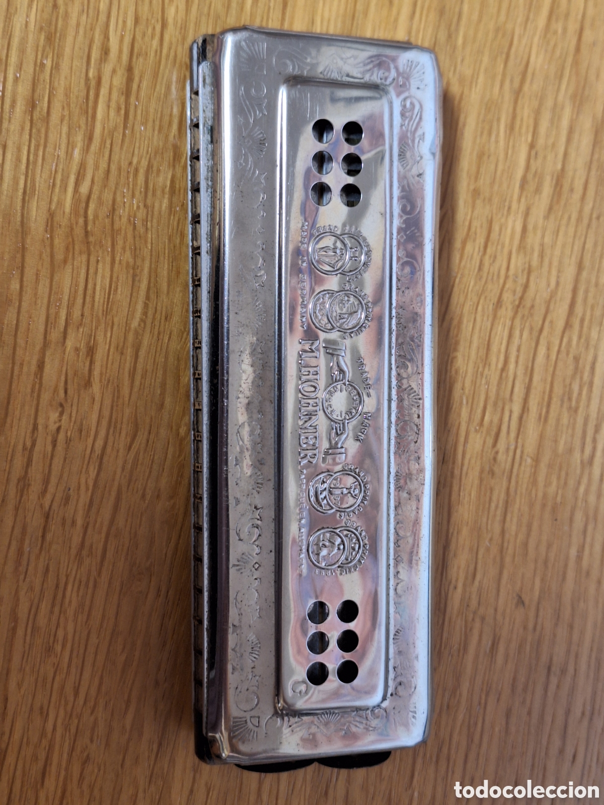 M&uacute;sica de colecci&oacute;n: Antigua armonica M. HOHNER - Foto 4