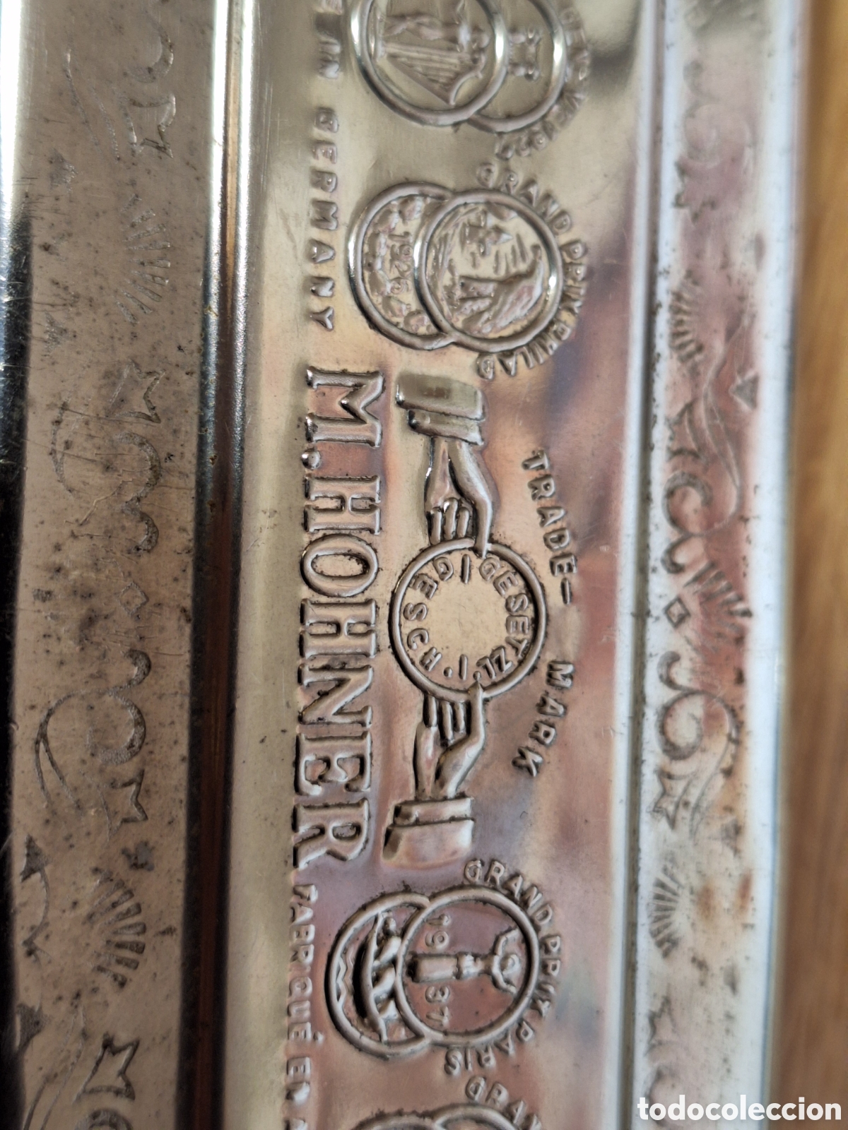 M&uacute;sica de colecci&oacute;n: Antigua armonica M. HOHNER - Foto 6
