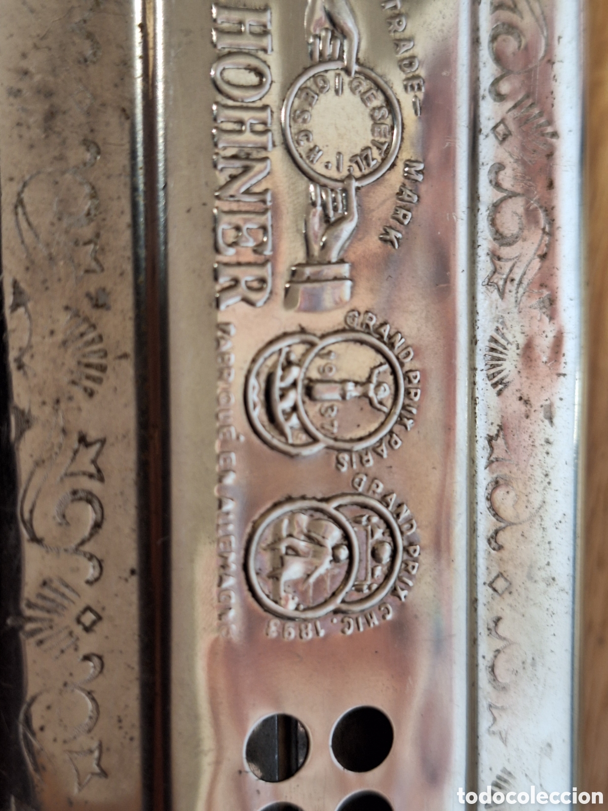 M&uacute;sica de colecci&oacute;n: Antigua armonica M. HOHNER - Foto 7