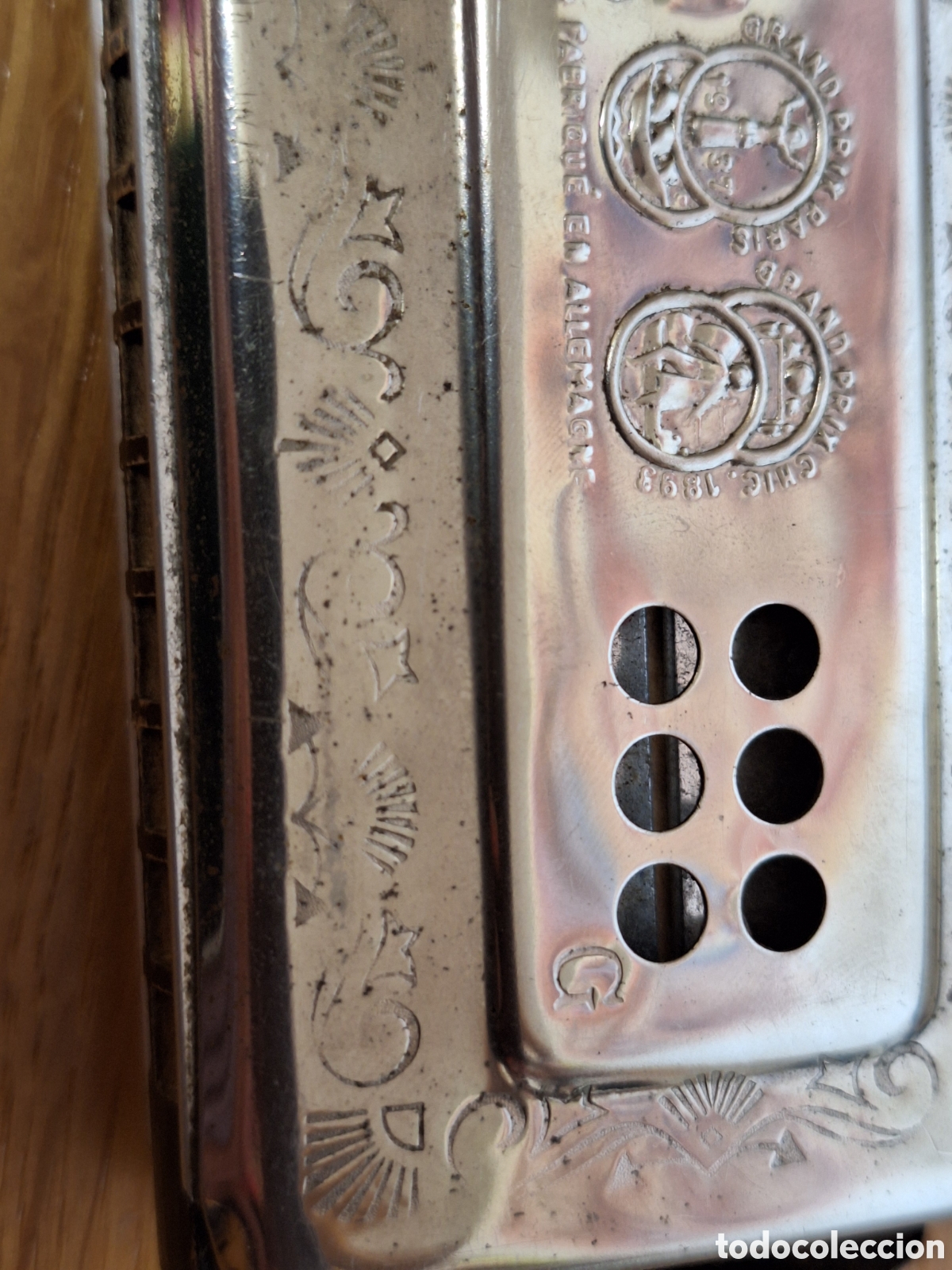 M&uacute;sica de colecci&oacute;n: Antigua armonica M. HOHNER - Foto 8