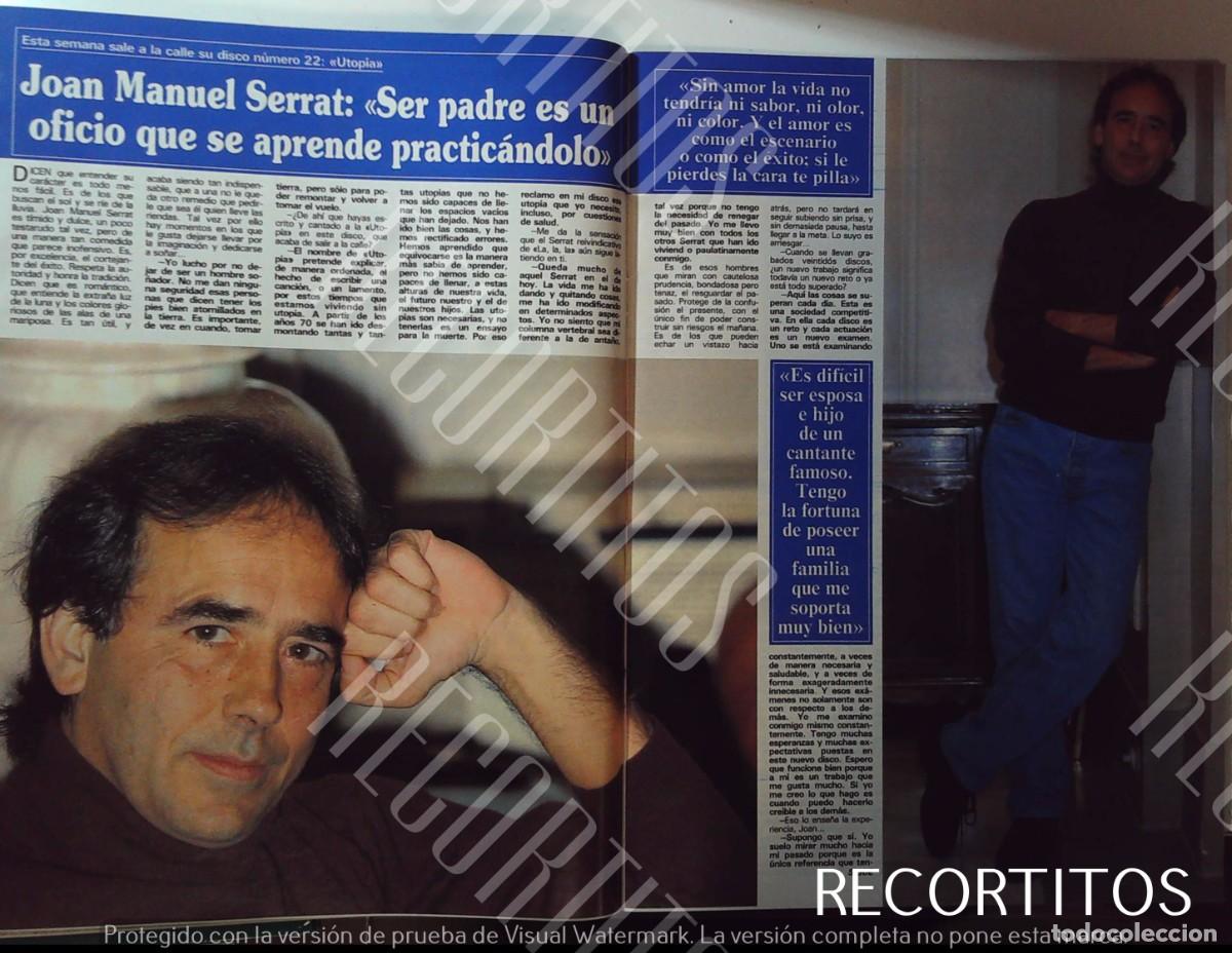 M&uacute;sica de colecci&oacute;n: JOAN MANUEL SERRAT 1992 - Foto 1
