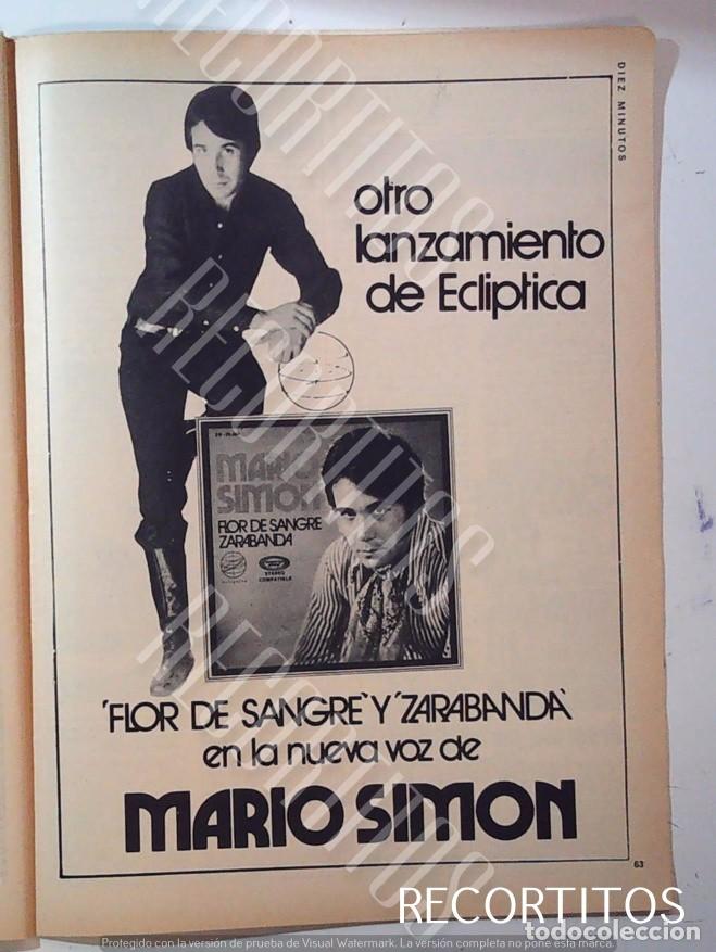 M&uacute;sica de colecci&oacute;n: MARIO SIMON FLOR DE SANGRE - Foto 1