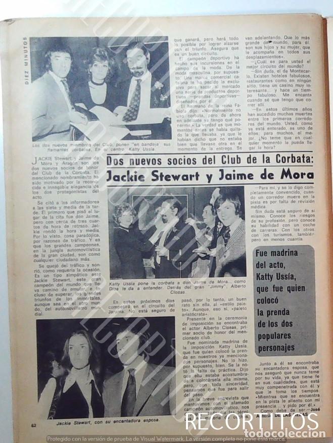 Musica di collezione: JAIME DE MORA Y ARAGON KATTY USSIA ALBERTO CLOSAS JACKIE STEWART