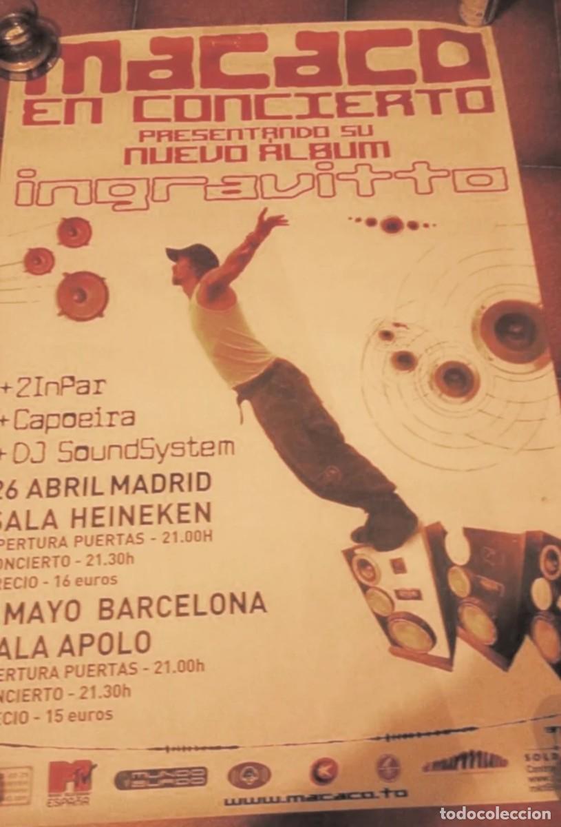 M&uacute;sica de colecci&oacute;n: CARTEL POSTER MACACO INGRAVITTO - Foto 1