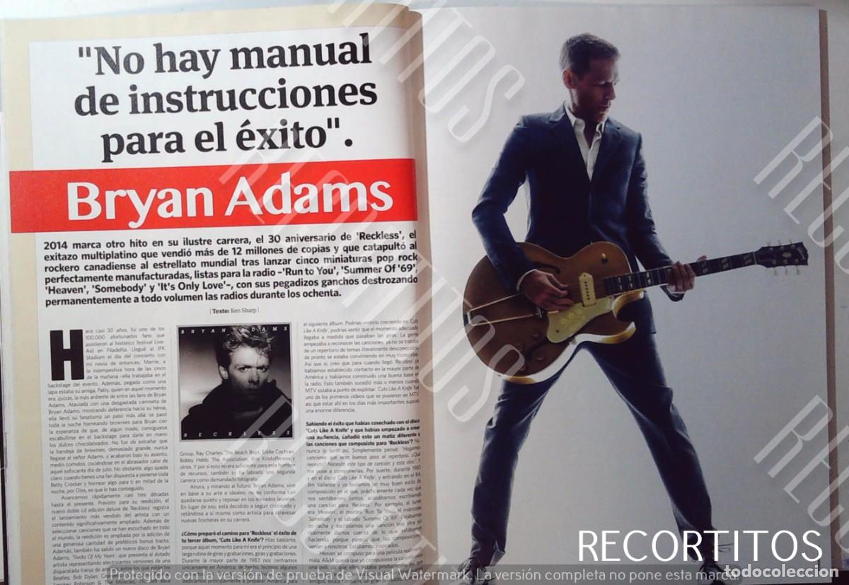 M&uacute;sica de colecci&oacute;n: bryan adams reckless - Foto 1