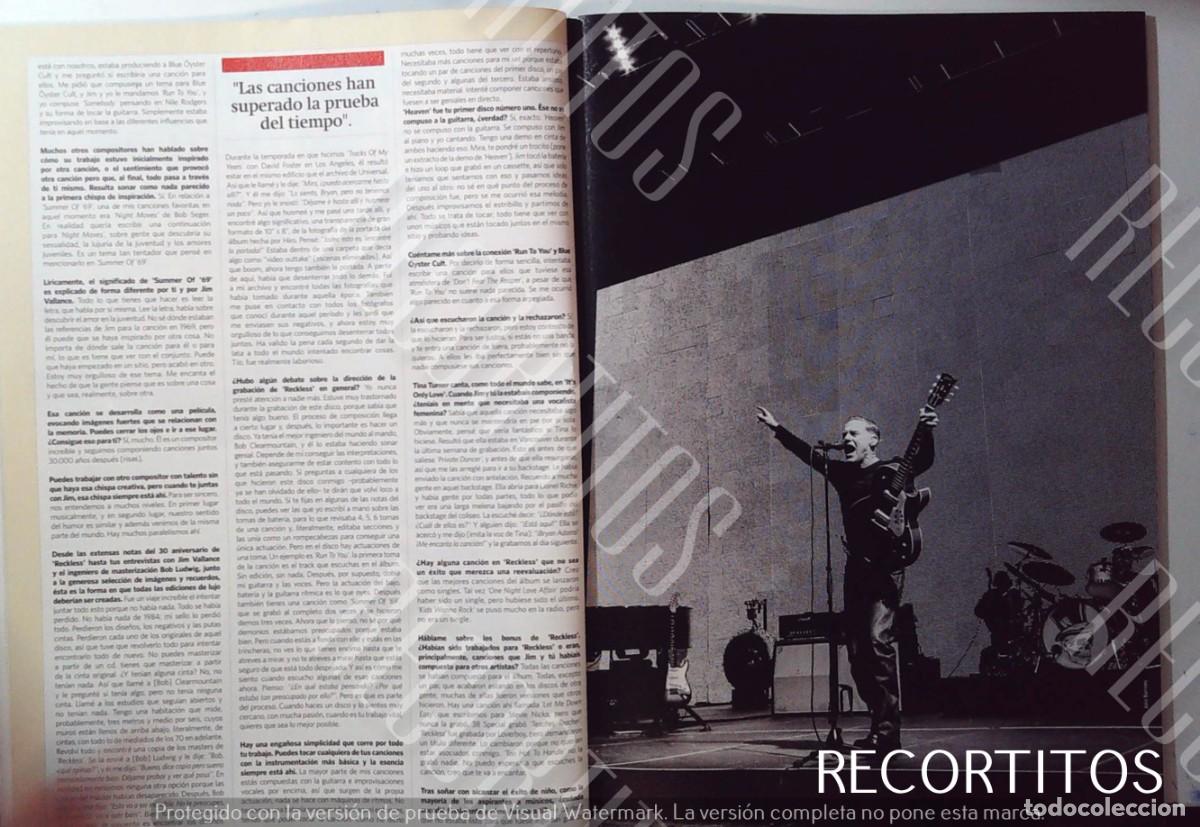 M&uacute;sica de colecci&oacute;n: bryan adams reckless - Foto 2