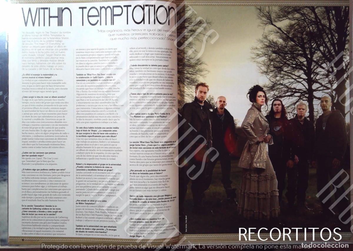 M&uacute;sica de colecci&oacute;n: within temptation rock sharon - Foto 1