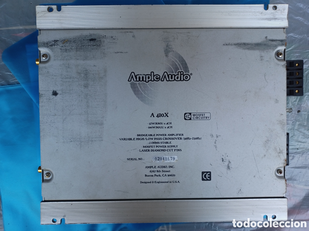 M&uacute;sica de colecci&oacute;n: Etapa Ample audio+Ampli SQR EX2200 - Foto 1