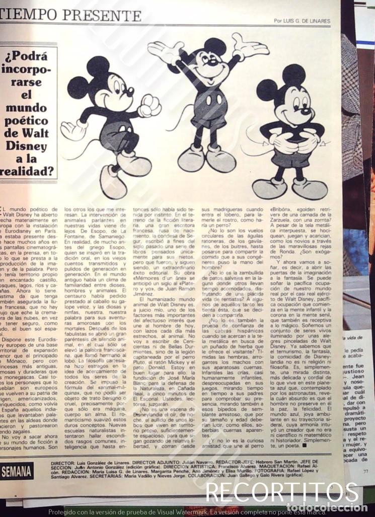 M&uacute;sica de colecci&oacute;n: WALT DISNEY MICKEY MOUSSE MOUSE - Foto 1
