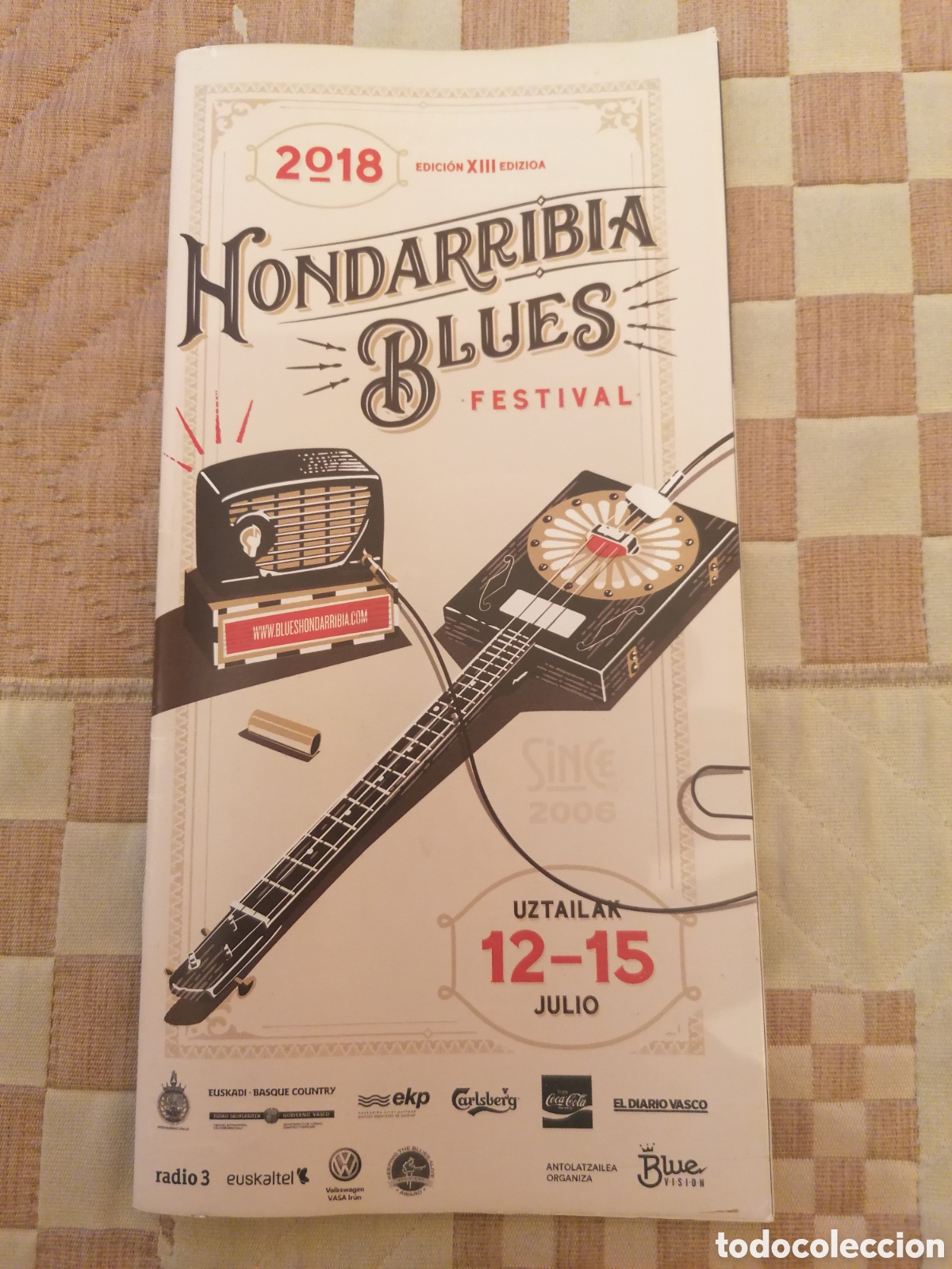 M&uacute;sica de colecci&oacute;n: Programa Hondarribia Blues Festival 2018. Canned Heat, Raimundo Amador,Ray Gelato,Chicago All Stars