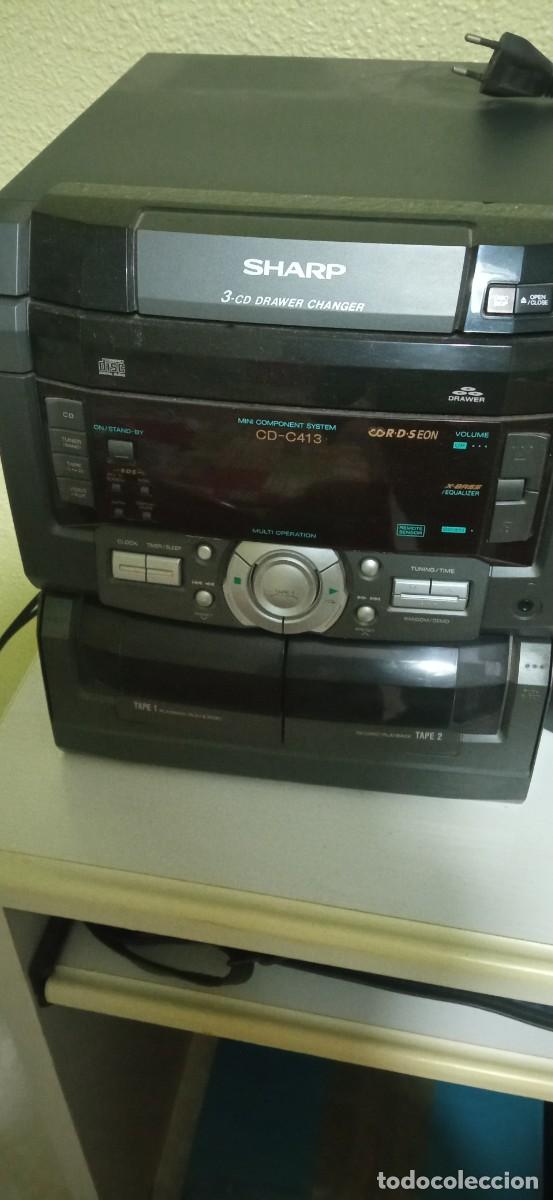 M&uacute;sica de colecci&oacute;n: MINI CADENA SHARP CD-C413 - Foto 2