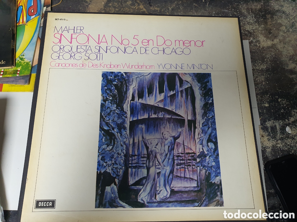 Musiksammlung: Mahler - Georg Solti - Sinfonia No. 5 En Do Menor - 2 x Vinyl, LP, Stereo, Box Set - SPAIN