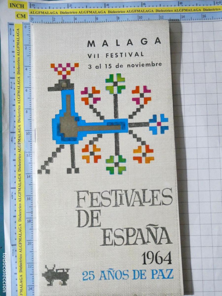 Musique de collection: REVISTA PROGRAMA FESTIVALES DE ESPA&Ntilde;A. FESTIVAL M&Uacute;SICA TEATRO M&Aacute;LAGA 1964 25 A&Ntilde;OS PAZ. 44P.