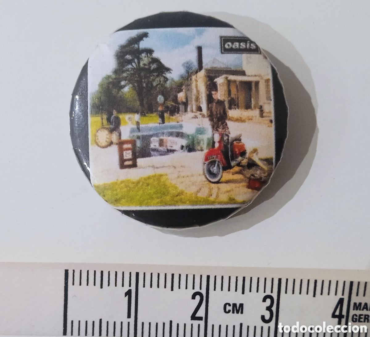 M&uacute;sica de colecci&oacute;n: Oasis discos LP chapas - Foto 2