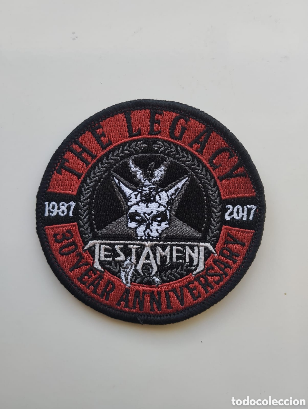 M&uacute;sica de colecci&oacute;n: Parche bordado Testament: the Legacy - Foto 1