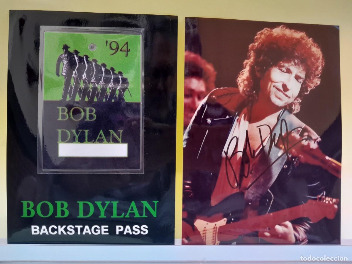 M&uacute;sica de colecci&oacute;n: BOB DYLAN. BACKSTAGE ACCESS + FOTO FIRMADA. - Foto 1