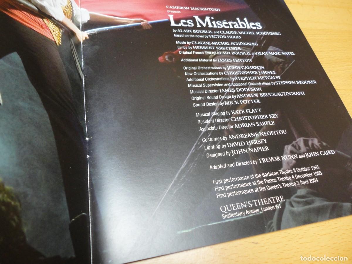 M&uacute;sica de colecci&oacute;n: LES MISERABLES - MUSICAL - PROGRAMA -32 PAGINAS - N10 - Foto 3