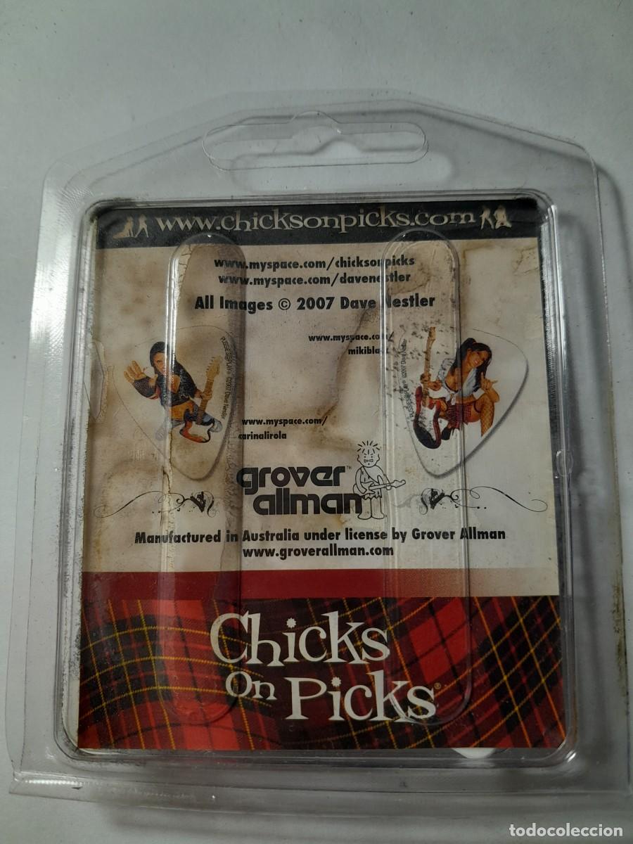 M&uacute;sica de colecci&oacute;n: CHICKS ON PICKS. VARIAS PUAS DE GUITARRA. - Foto 2