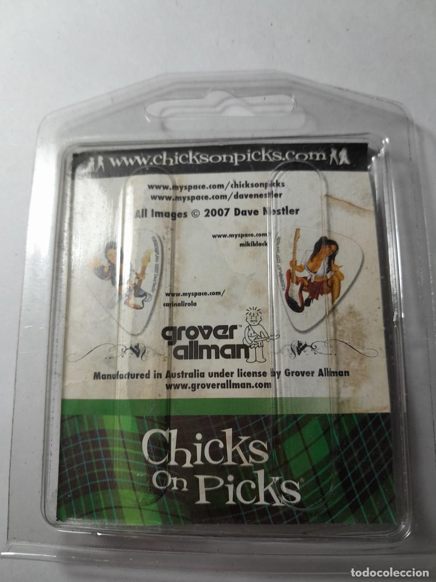 M&uacute;sica de colecci&oacute;n: CHICKS ON PICKS. VARIAS PUAS DE GUITARRA. - Foto 2