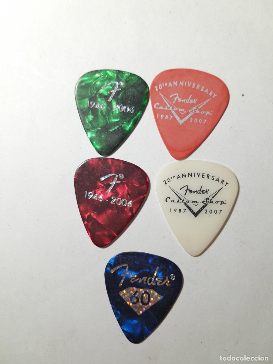 M&uacute;sica de colecci&oacute;n: FENDER. 5 P&Uacute;AS DE GUITARRA. - Foto 1