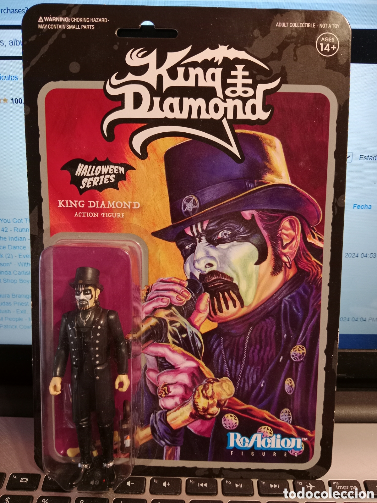 M&uacute;sica de colecci&oacute;n: King Diamond Super7 action figure - Foto 1