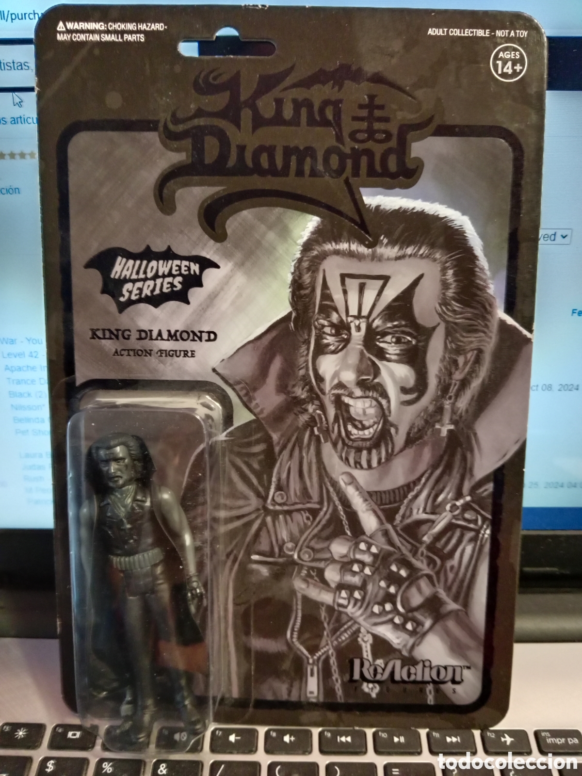 M&uacute;sica de colecci&oacute;n: King Diamond Super7 action figure - Foto 1