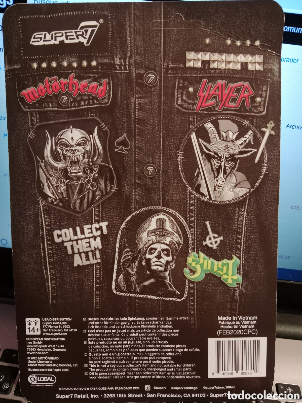 M&uacute;sica de colecci&oacute;n: Lemmy Kilmister Super7 - Foto 2