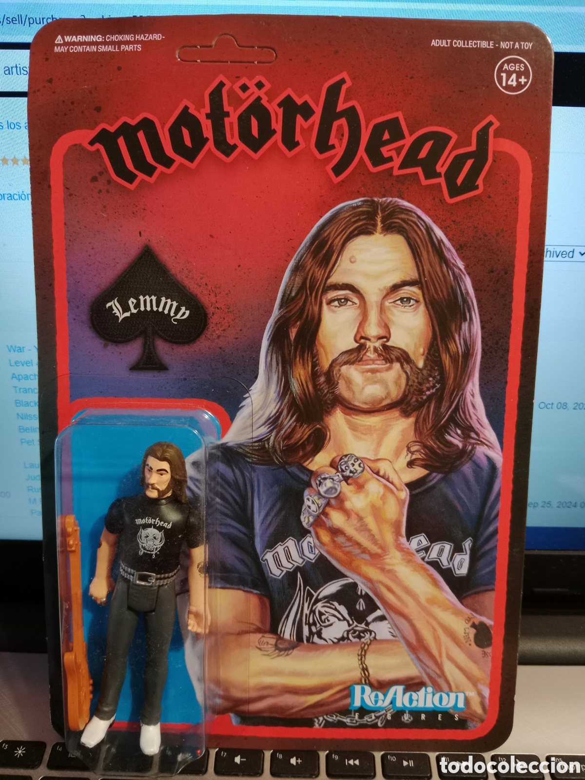M&uacute;sica de colecci&oacute;n: Lemmy Kilmister Super7 - Foto 1