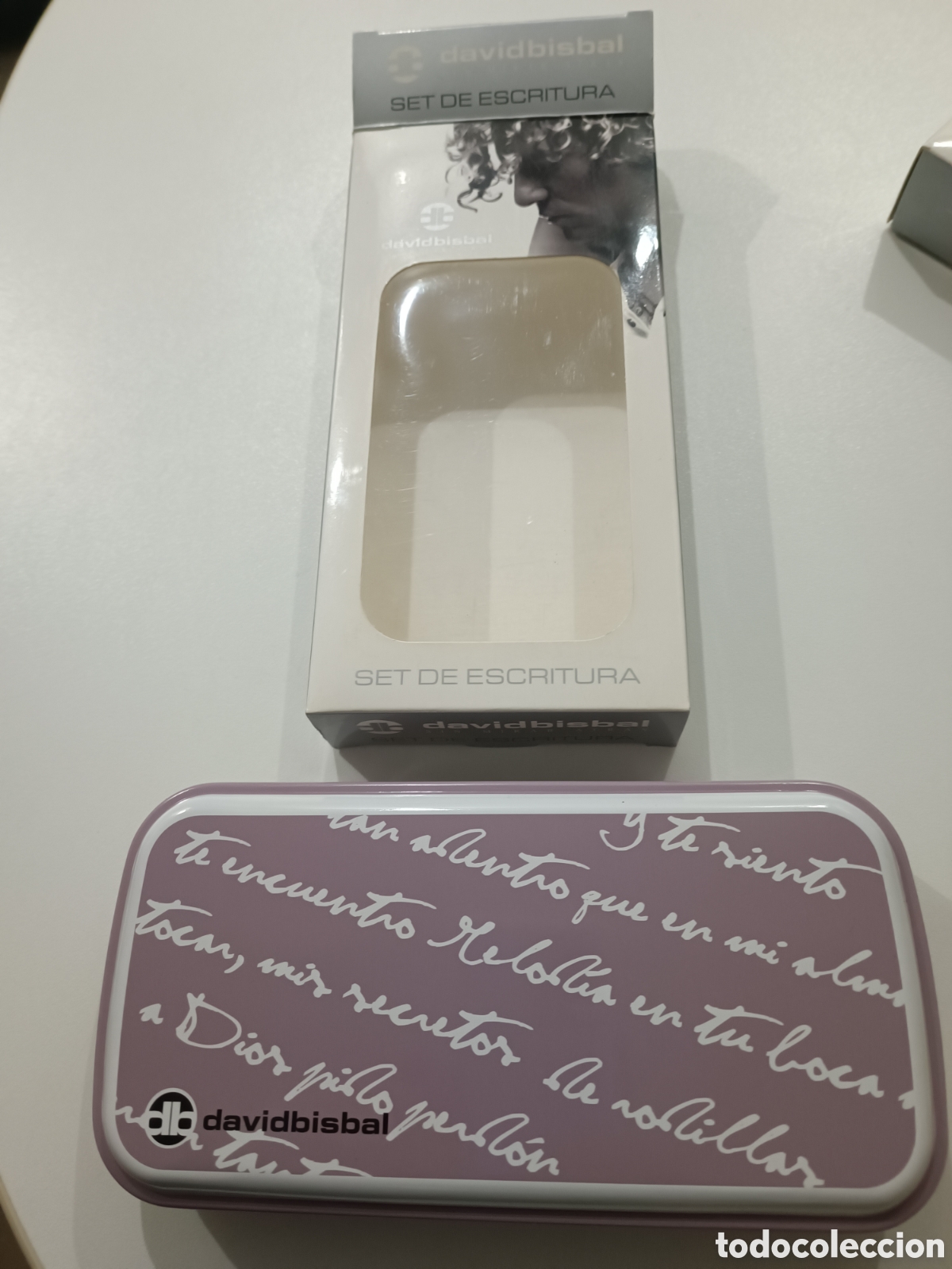 M&uacute;sica de colecci&oacute;n: David Bisbal set de escritura estuche - Foto 3