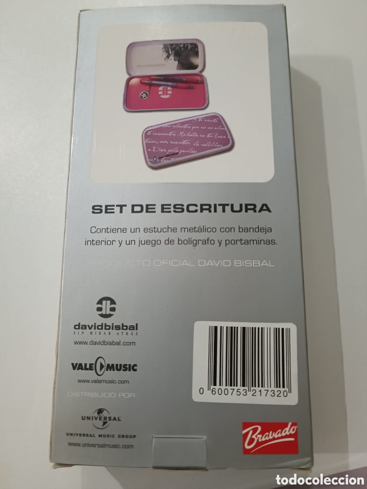 M&uacute;sica de colecci&oacute;n: David Bisbal set de escritura estuche - Foto 4