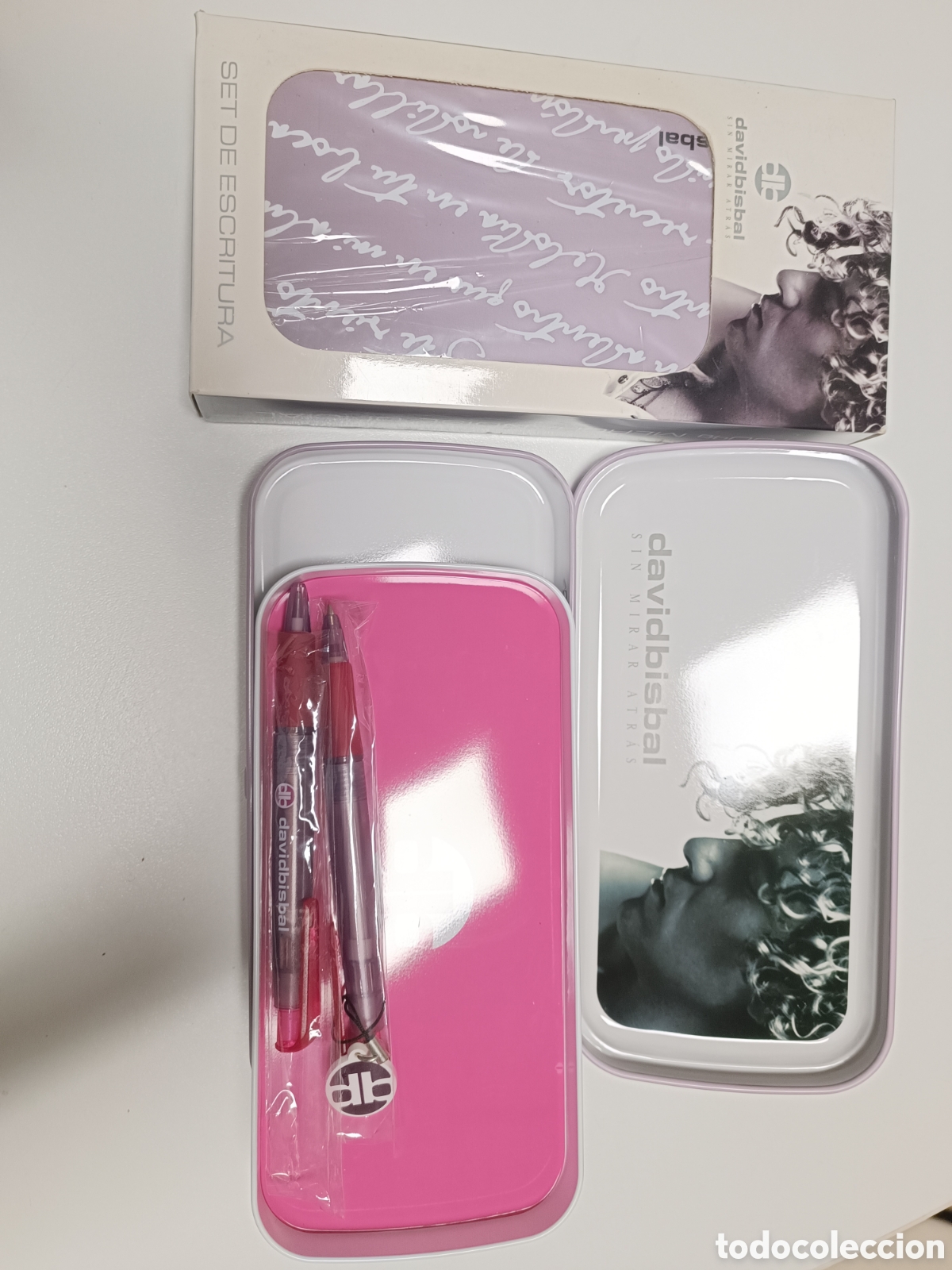 M&uacute;sica de colecci&oacute;n: David Bisbal set de escritura estuche - Foto 1