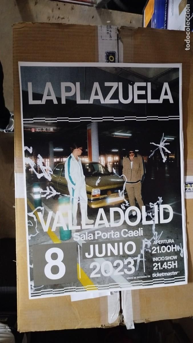 M&uacute;sica de cole&ccedil;&atilde;o: Poster concierto La Plazuela en Valladolid Tama&ntilde;o A3 29,7cmx42,0cm