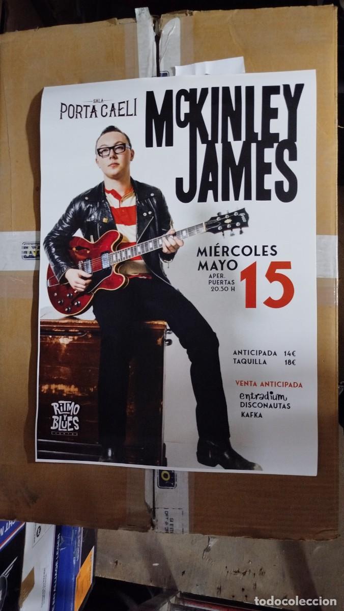 M&uacute;sica de cole&ccedil;&atilde;o: P&oacute;ster concierto McKinley James en Valladolid tama&ntilde;o A3