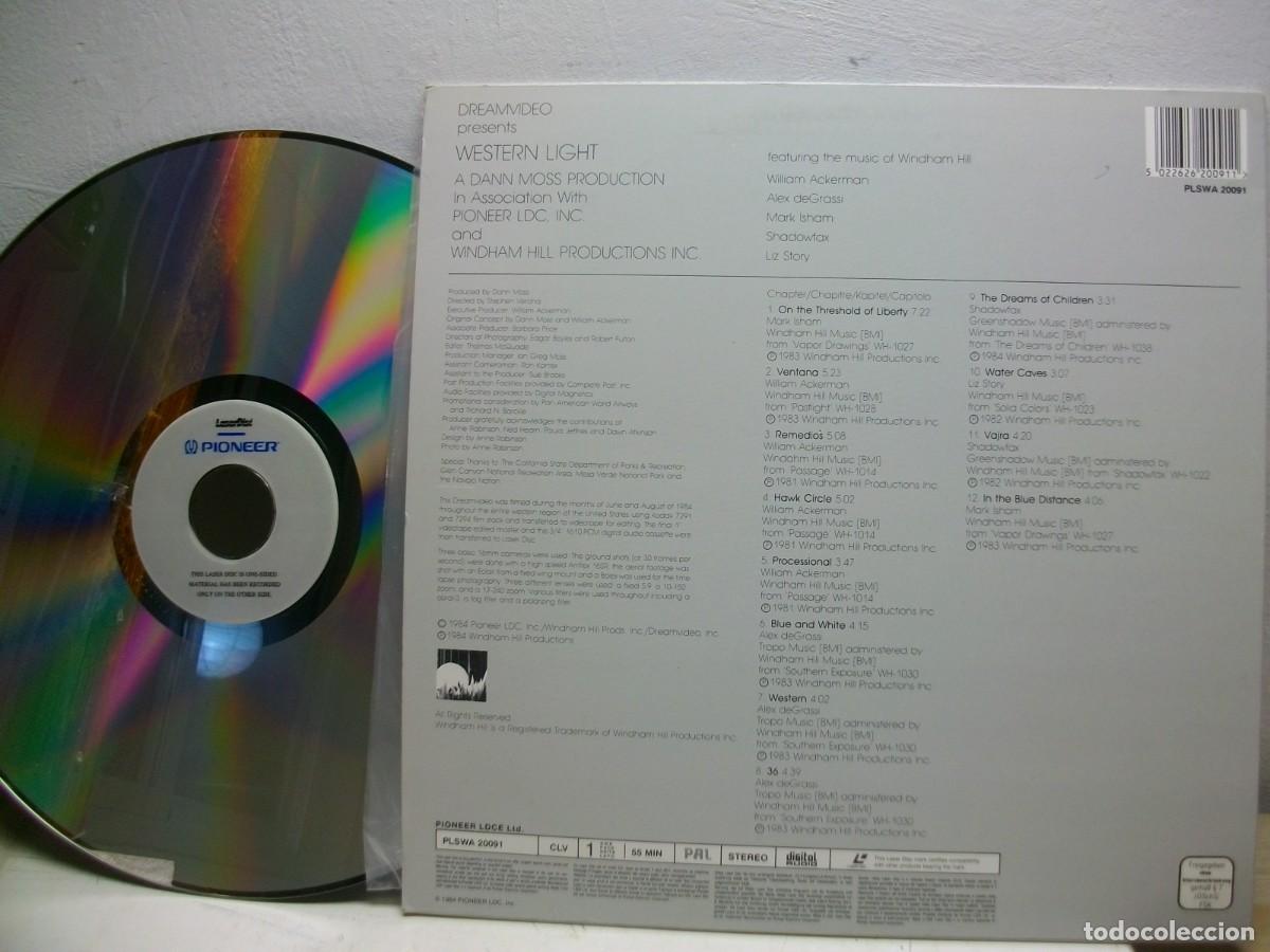 M&uacute;sica de colecci&oacute;n: Windham Hill: Western Light - VIDEO LASERDISC - Foto 2