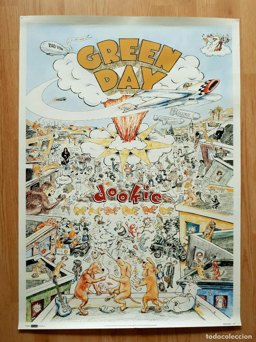 M&uacute;sica de colecci&oacute;n: P&oacute;ster GREEN DAY &rdquo;DOOKIE&rdquo; 1994 - Foto 1