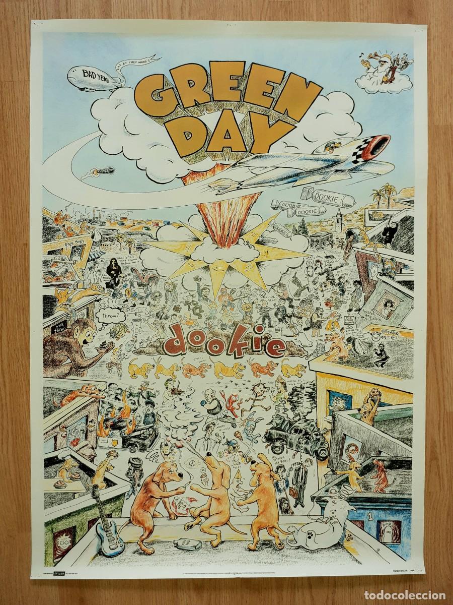 M&uacute;sica de colecci&oacute;n: P&oacute;ster GREEN DAY &rdquo;DOOKIE&rdquo; 1994 - Foto 10