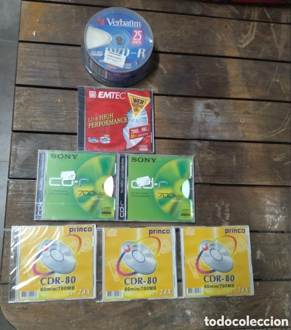 M&uacute;sica de colecci&oacute;n: Lote CD Recordables . Nuevo a estrenar - Foto 1