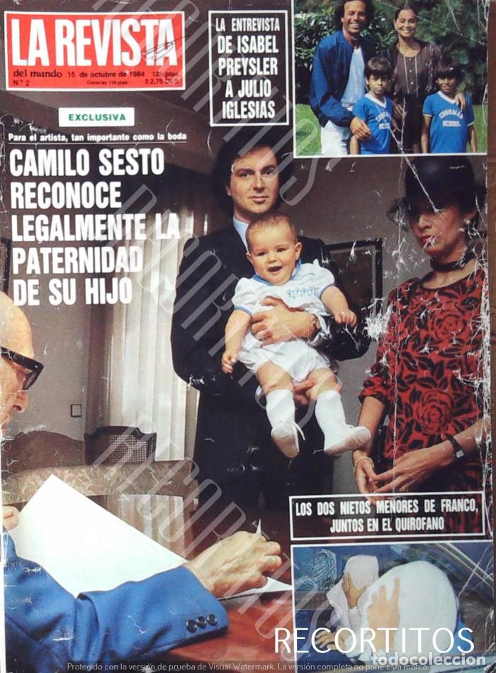 M&uacute;sica de colecci&oacute;n: recorte portada camilo sesto - Foto 1