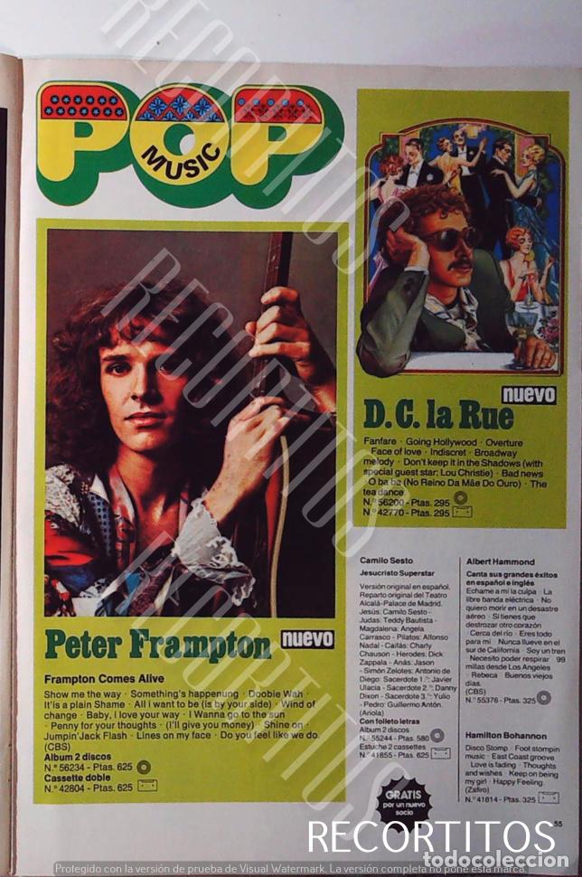 M&uacute;sica de colecci&oacute;n: peter frampton DC LA RUE - Foto 1
