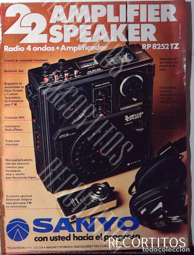 Collectible Music: AMPLIFIER SPEAKER ANUNCIO PUBLICIDAD