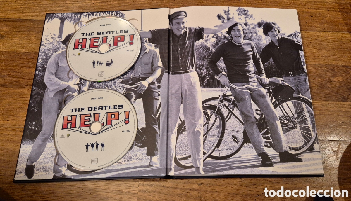 M&uacute;sica de colecci&oacute;n: Libro The Beathles Help + 2 CDs. - Foto 3