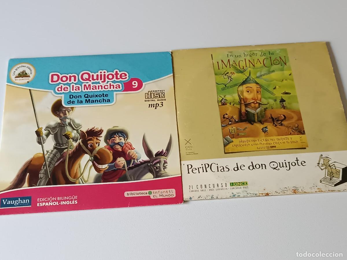 M&uacute;sica de colecci&oacute;n: 2 AUDIO LIBRO CON LAS AVENTURAS DEL QUIJOTE - Foto 1