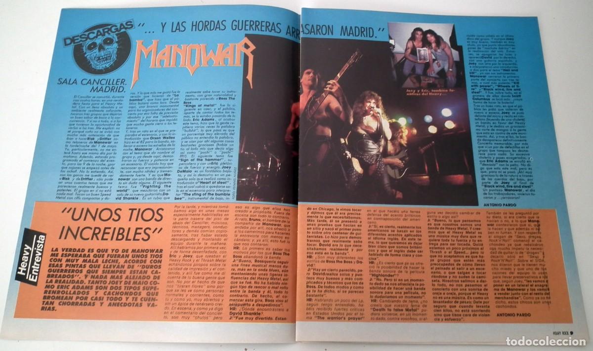 M&uacute;sica de colecci&oacute;n: MAGAZINE CLIPPINGS MANOWAR - Foto 1
