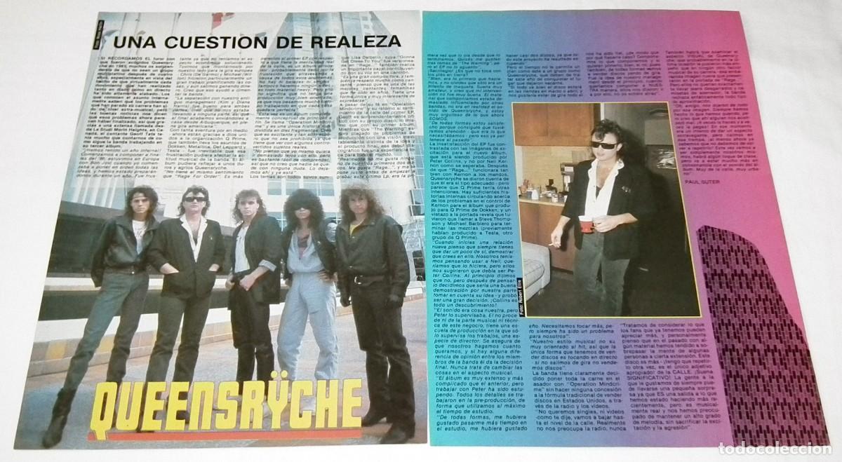 M&uacute;sica de colecci&oacute;n: MAGAZINE CLIPPINGS QUEENSRYCHE - Foto 1