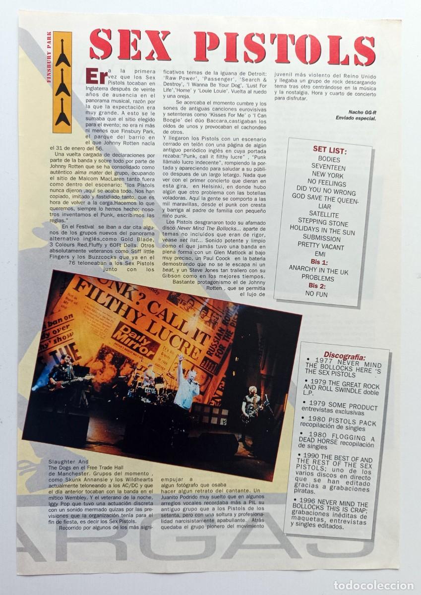 M&uacute;sica de colecci&oacute;n: MAGAZINE CLIPPINGS SEX PISTOLS