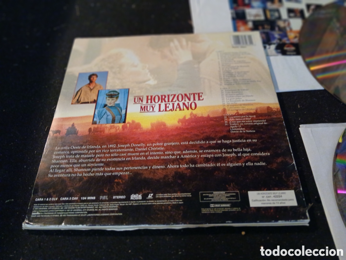 M&uacute;sica de colecci&oacute;n: HORIZONTES DE GRANDEZA - BSO - LASER DISC - L - - Foto 2