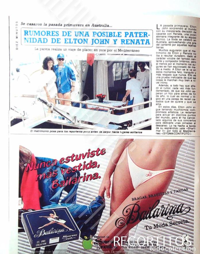 Collectible Music: bailarina lenceria anuncio publicidad BRAGUITAS